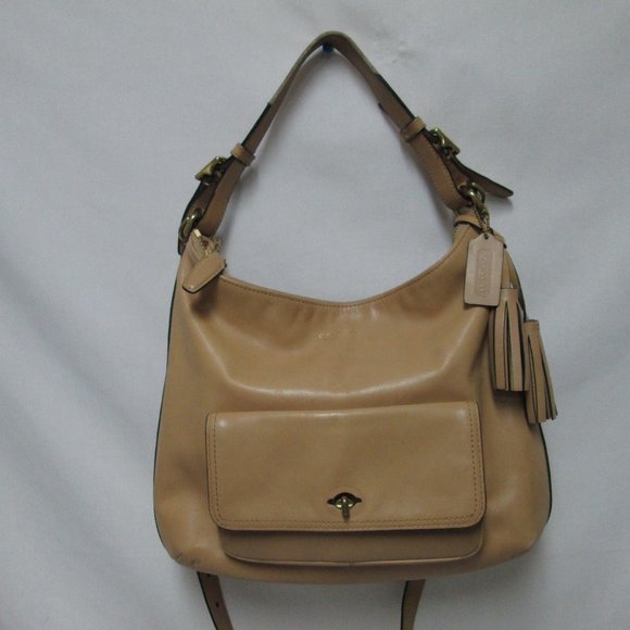 Coach Bags Coach 2238 Taupe Leather Legacy Courtenay Satchel
